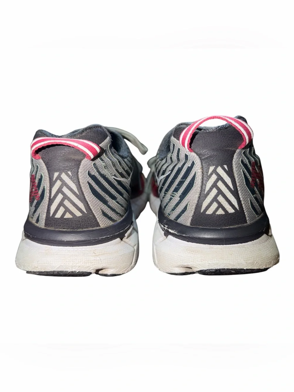 Hoka One One Clifton 5 Alloy Running Shoes Women’s Size 9 Wide Gray Pink